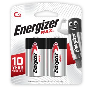 Energizer C Max Alkaline E93 BP2 Batteries 2 Pack