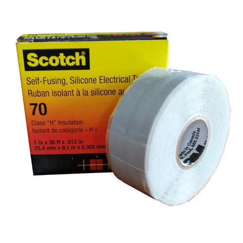 3M™ Scotch 70 Self-Fusing Silicone Rubber Electrical Tape - Mass ...
