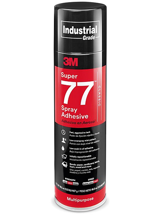 3M Super 77 Classic Spray Adhesive 16.75OZ - Mass Technologies - 3M  Authorised Distributor
