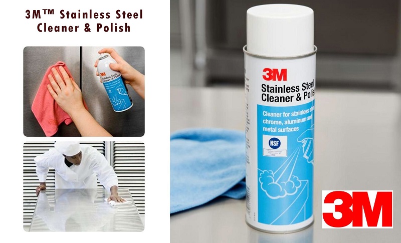 3M™ Stainless Steel Cleaner and Polish, 21 oz Aerosol - Mass Technologies -  3M Authorised Distributor