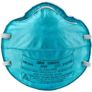 3M™ 1860S , N95 Health Care Particulate Respirator and Surgical Mask(Small)