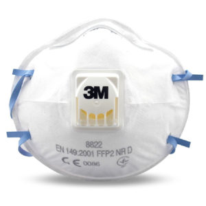 3M™ 8822 Disposable Respirator, FFP2, Valved,