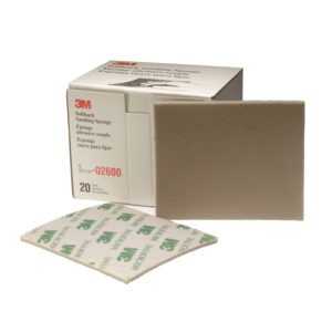 3M™ Softback Sanding Sponge, 02600, microfine, 4 -1/2 in x 5 -1/2 in