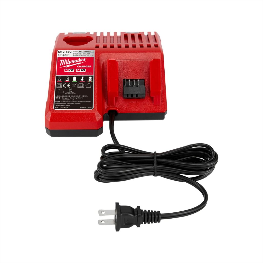 Milwaukee oplader voor M14 en M18 accu's (14.4V-18V, 3A