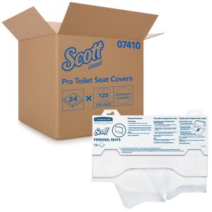 SCOTT 07410 Personal Seat Cover Refill , 38.3cm x 45cm , White (125pcs)