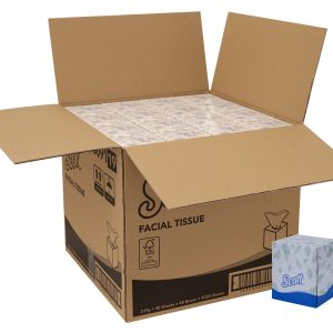 Scott® Facial Tissue 10091 - White, 2 ply, 48 x 90 sheets (4320 sheets)