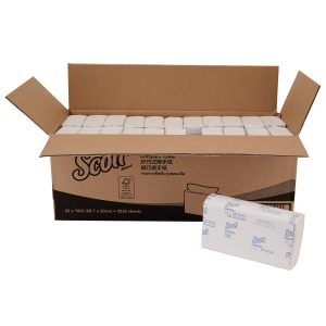 Scott 27011 Control Compact Paper Towels - Multifold, Standard White 1-Ply