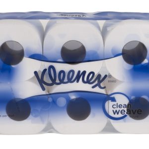 KLEENEX 50940 Bathroom Tissue 3-ply (Clean Weave Design)