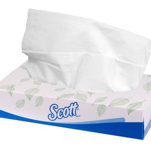 SCOTT 10621 2-Ply Facial Tissue Box - White, 72 x 50 sheets (6480 sheets)