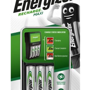 Energizer CHVCM4 Maxi Charger with 4 AA Batteries (2000mAh)