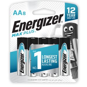 Energizer Max Plus EP91 BP8 AA Alkaline 8 Pack